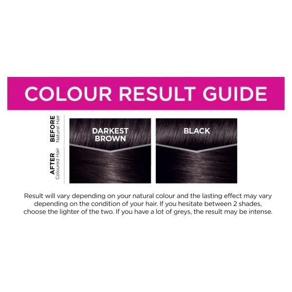 L’Oreal Casting Creme Semi Permanent Hair Dye Gloss 200 Ebony Black