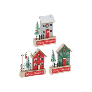 Festive Xmas House Standing Large