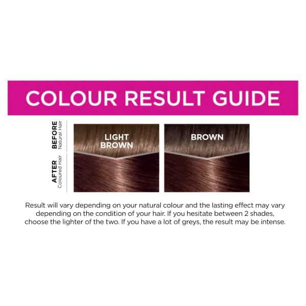 L'Oreal Casting Creme Semi Permanent Hair Dye Gloss 500 Medium Brown - Hair  Dye - Hair