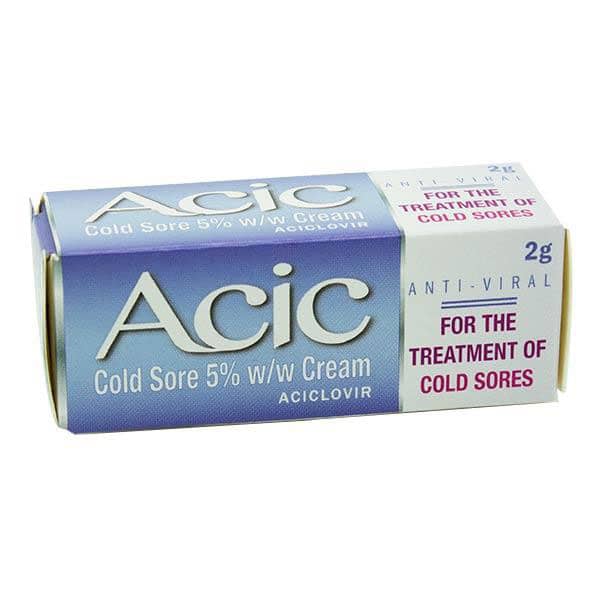 Acic (Aciclovir 5%) Cold Sore  Treatment