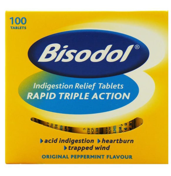 Bisadol Antacid Chewable Tablets (100)