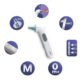 Braun Thermoscan 3 infographic on all functions of thermometer - Pharmhealth