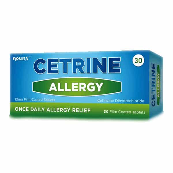Cetrine Allergy 10mg (Cetirizine dihydrochloride)