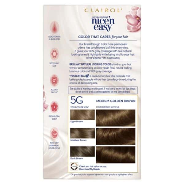 Clairol Nice and Easy Permanent Hair Dye