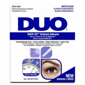 DUO Quick Set Striplash Adhesive white clear (7g)