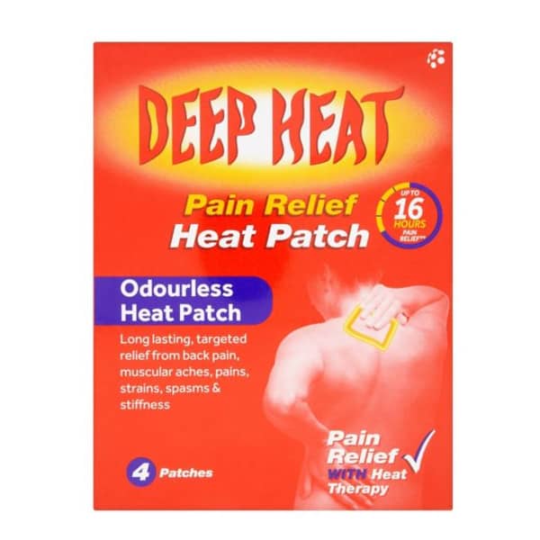 Deep Heat Pain Relief Heat Patch (4 Pk)