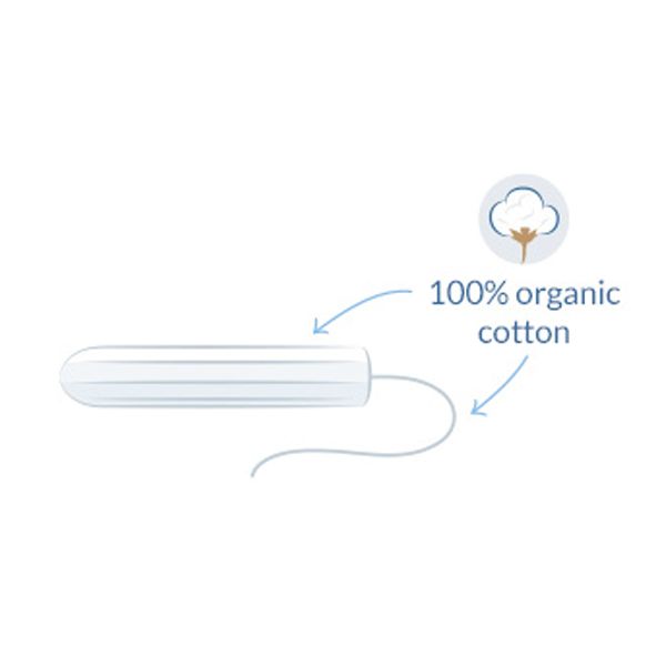 Natracare Organic Cotton Super Tampons (Non-Applicator)