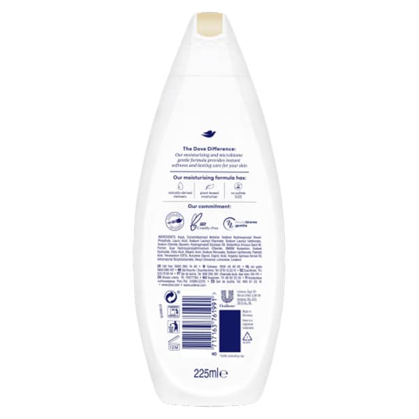 Dove Nourishing Care Body Wash with Argan Oil (225ml)