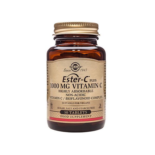 Solgar Ester-C Plus 1000 mg Vitamin C Tablets (30)