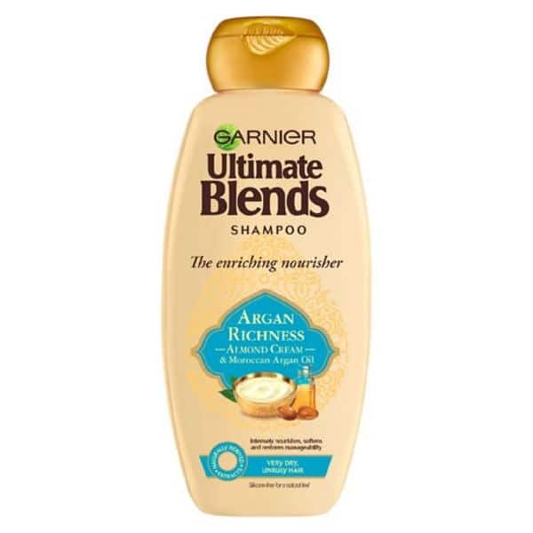 Garnier Ultimate Blends Argan Oil & Almond Cream Dry Hair Shampoo (360ml)