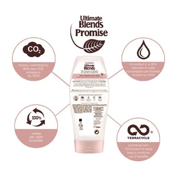 Garnier Ultimate Blends Oat Milk Sensitive Scalp Conditioner (360ml)