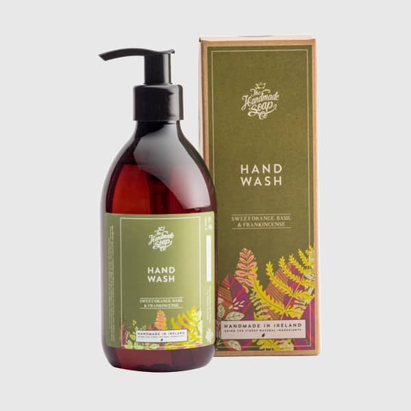 Hand Wash – Sweet Orange, Basil & Frankincense (300ml)