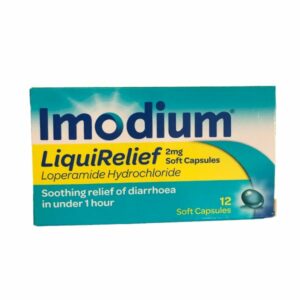 Imodium Liquid Relief 2mg Capsules (12)