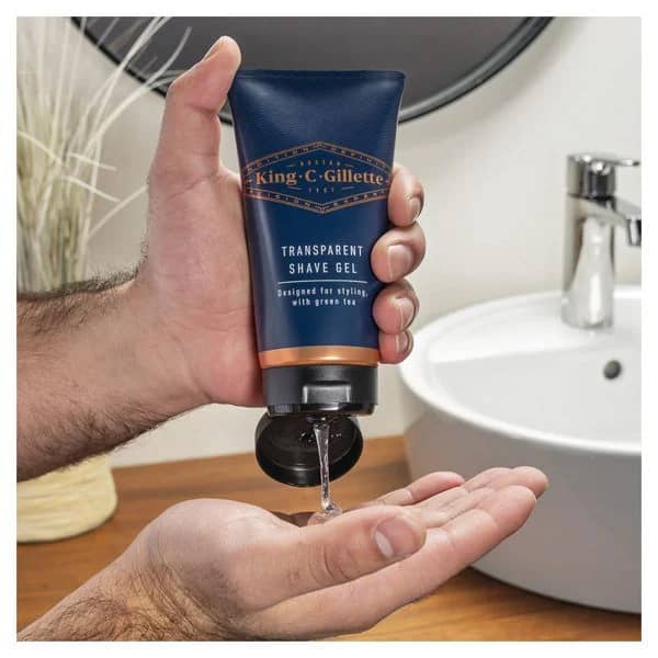 King C. Gillette Men’s Transparent Shaving Gel – 150 ml