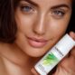 Model with Kinvara exfoliating powder