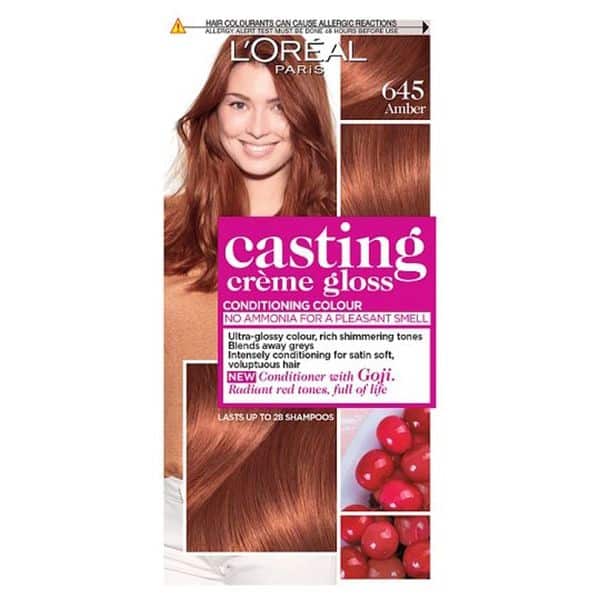 L’Oreal Casting Creme Gloss 645 Amber Semi Permanent Hair Dye