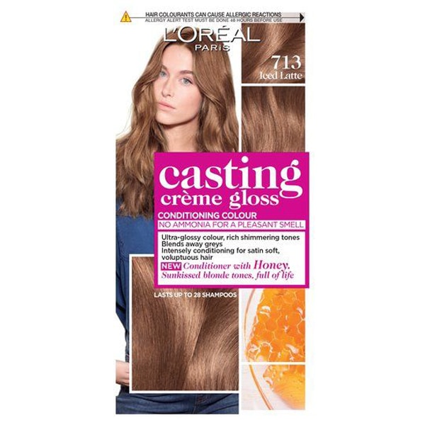 L’Oreal Casting Creme Gloss 713 Iced Latte Semi Permanent Hair Dye