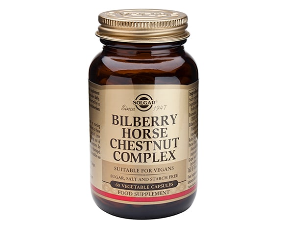 Solgar Bilberry Horse Chestnut Complex Capsules (60)