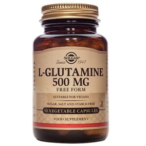 Solgar L-Glutamine 500 mg - (50) Vegetarian Capsules
