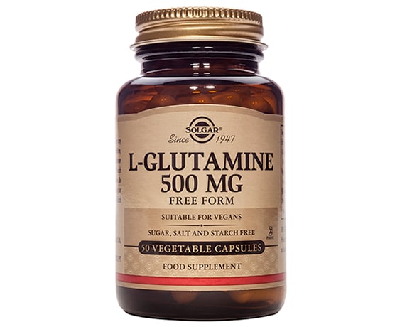 Solgar L-Glutamine 500 mg – (50) Vegetarian Capsules