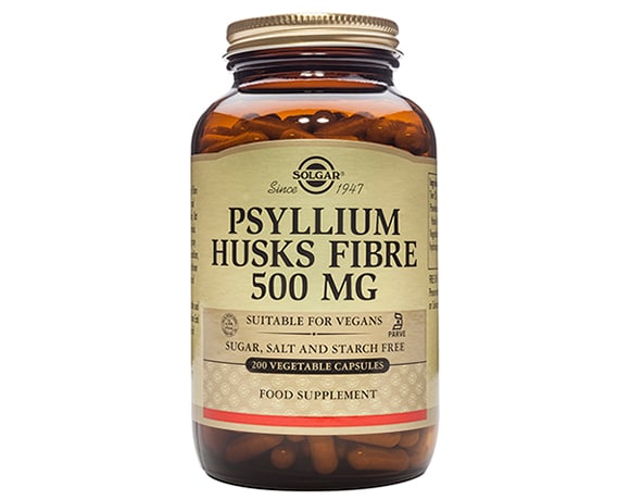 Solgar Psyllium Husks Fibre 500mg  capsules (200)
