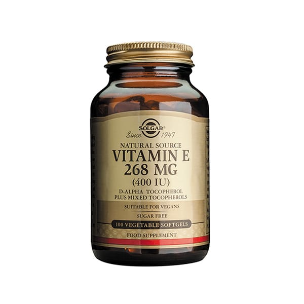 Solgar Vitamin E 268mg (400IU) Softgels (50)