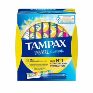 Tampak Pearl Compak Regular Applicator Tampons (18)