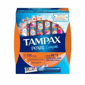 Tampax Pearl Compak Super Plus Applicator Tampons (18)