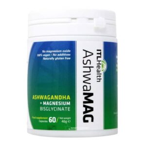 AshwaMAG Ashwagandha + Magnesium Bisglycinate 60s