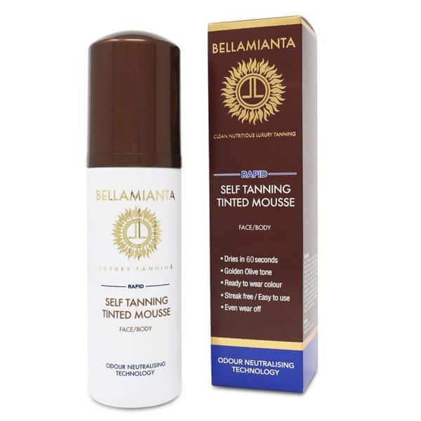 Bellamianta Rapid Self Tanning Tinted Mousse (150ml)