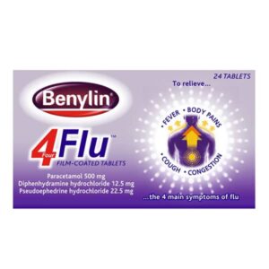 Benylin 4 Flu Tablets (24)