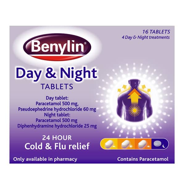 Benylin Day & Night Tablets (16)