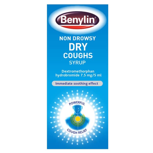 Benylin Non Drowsy Dry Cough Syrup (125ml)