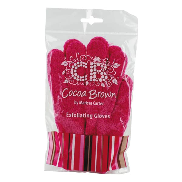Cocoa Brown Exfoliating Gloves