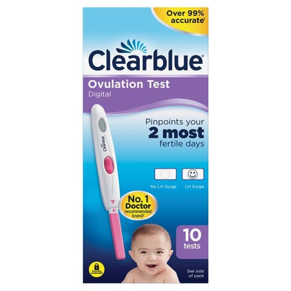 Clearblue Digital Ovulation Test Kit – 10 Tests