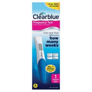 Clearblue Digital Pregnancy Test with Weeks Indicator (1 Test)