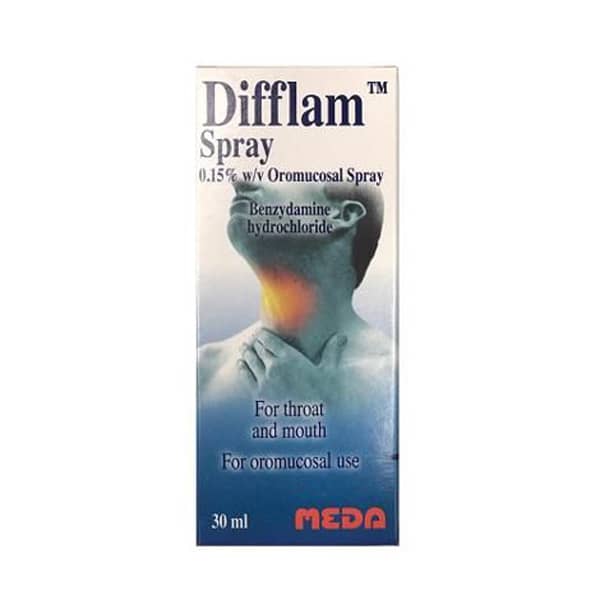 Difflam Oromucosal Throat Spray 30ml
