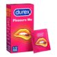Durex Pleasure me ribbed condoms - 12 pk