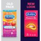 Durex Pleasure me old vs new pack card