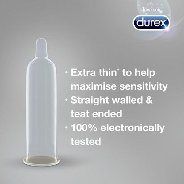 Durex Invisible Extra Thin Extra Sensitive Condoms – 12 Pack