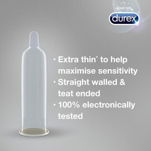 Durex Invisible Extra Thin Extra Sensitive Condoms - 12 Pack