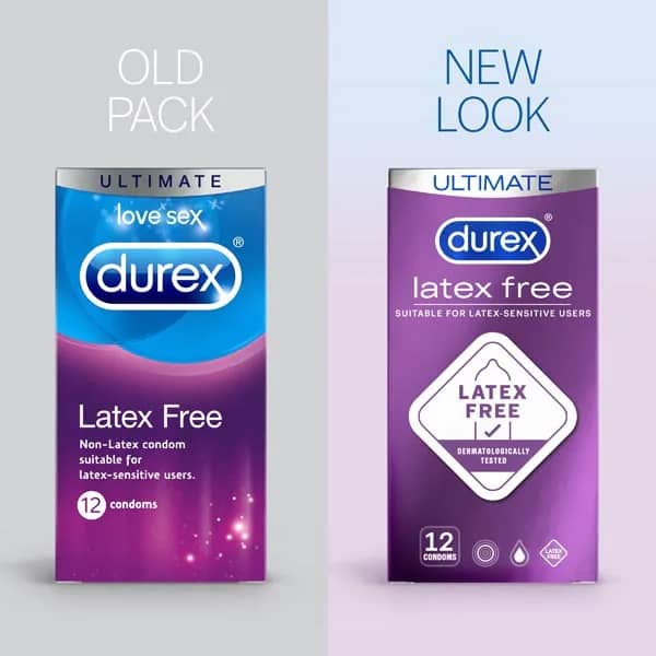 Durex Latex Free Condoms – 12 Pack