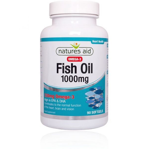Natures Aid Fish Oil 1000mg Softgels (90)