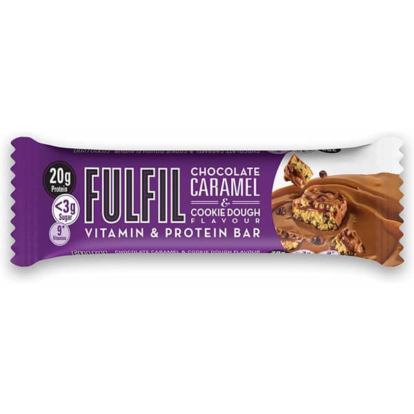 Fulfil Chocolate Caramel & Cookie Dough Protein Bars 15 x 55g