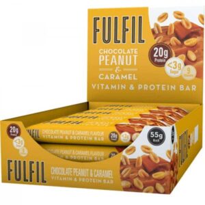 Fulfil Chocolate Peanut & Caramel Protein Bars 15 x 55g