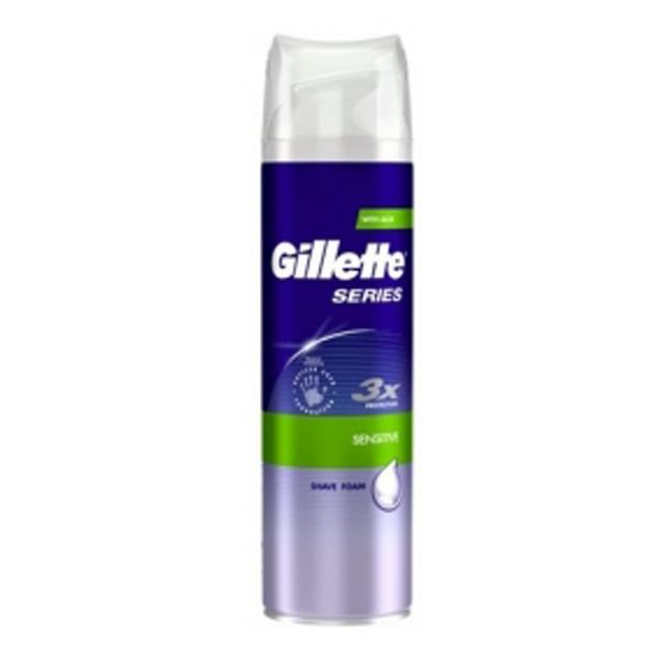 Gillette Series Shaving Foam For Men with Sensitive Skin 250ml