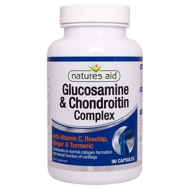 Natures Aid Glucosamine & Chondroitin Complex Capsules (90