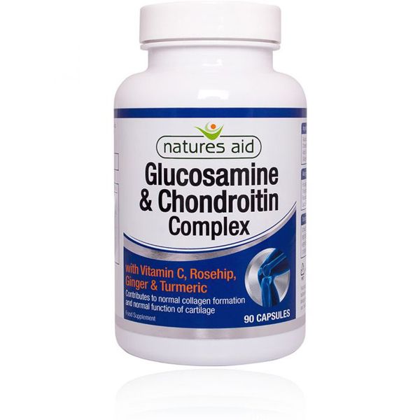 Natures Aid Glucosamine & Chondroitin Complex Capsules (90