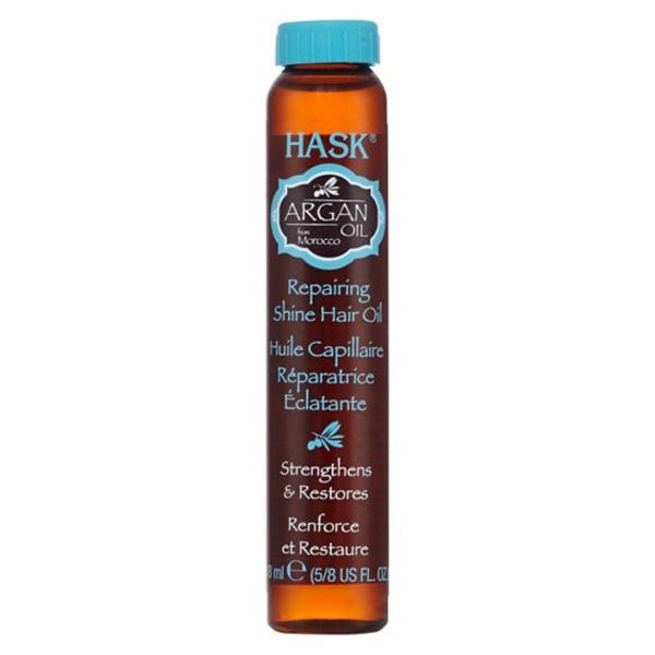 Hask Argan Oil Repairing Shine Hair Oil Vial (18ml)