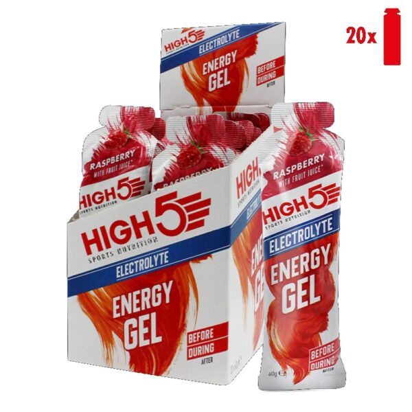 high5_energy_gel High 5 Energy Gel Berry 20 sachet box - Pharmhealth